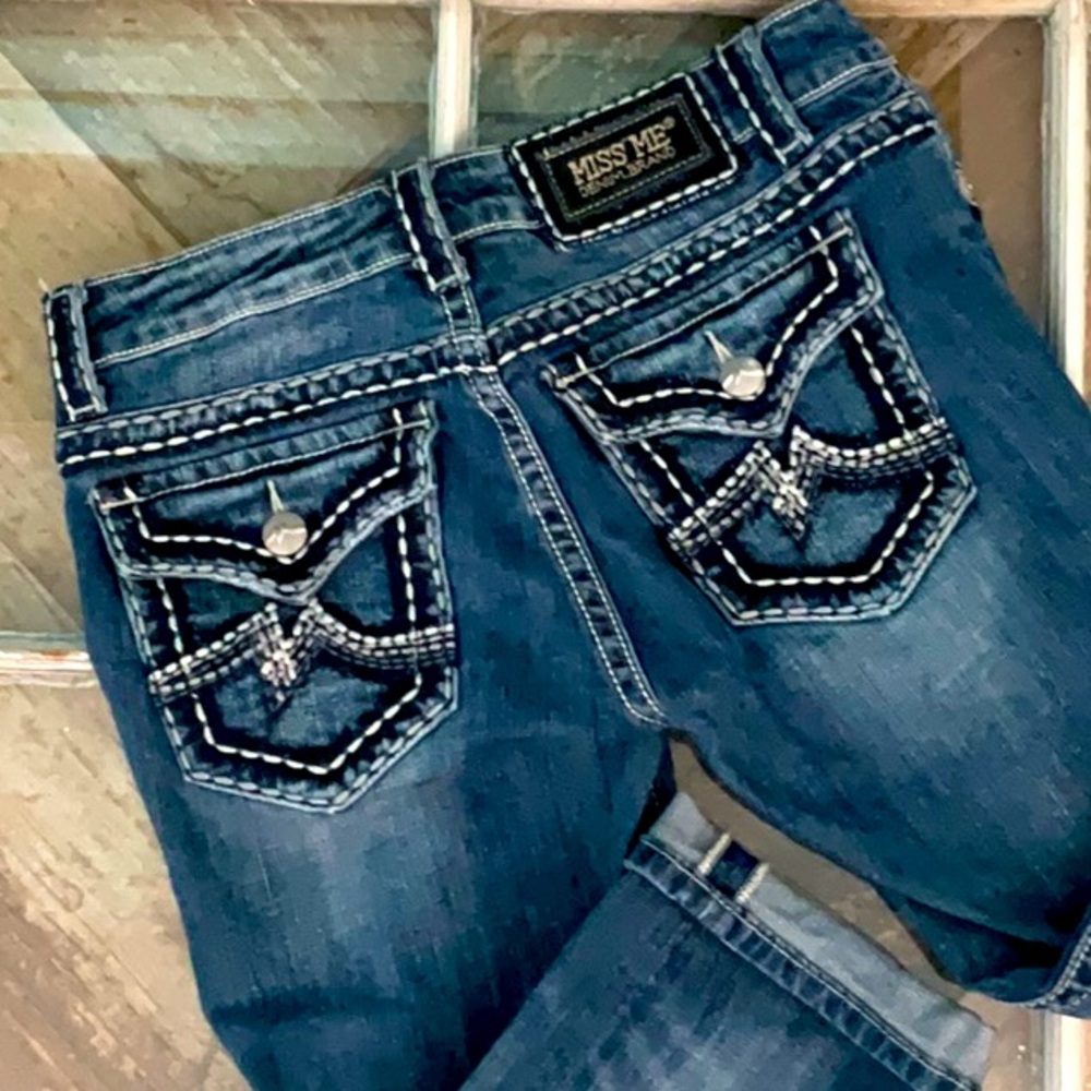 Miss Me Denim Irene Capri